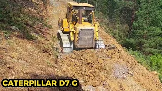 CAT D7G DOZER YENİ YOL AÇIYOR~ BULDOZER MAKES NEW ROADS