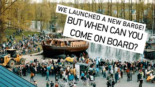 Unique 24 meter two-mast barge launched in Estonia - watch now in English