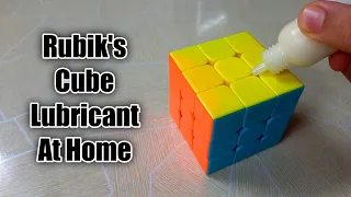 Make Your Own Rubik's Cube Lubricant At Home #Rubiks #Cube