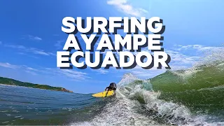 Surfing Ecuador 🇪🇨- Surfing Ayampe Con No Crowds 🤯🌊