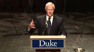 President Brodhead on the Types of Students Who Attend Duke