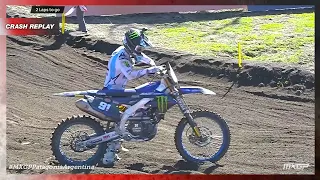 Seewer crash | MXGP RAM Qualifying Races | MXGP of Patagonia-Argentina 2023 #MXGP #Motocross