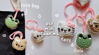 ♡ Crochet Mini Animal Keychains Tutorial | Fast & Easy ♡
