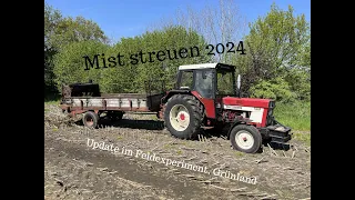 FarmVlog# 26 | Mist streuen 2024 | Update im Feldexperiment und Grünland | Heuwender Fehlersuche