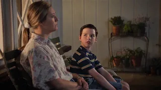 Sheldon convincing Mom to believe in God | Young Sheldon S02E03