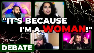 "DESTINY IS MANSPLAINING" - Debate Gets Personal, Moderator Steps In...