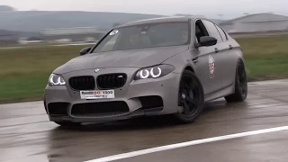 840HP BMW M5 F10 w/ Straight Pipes - LOUD Revs, Drifting, Flames!