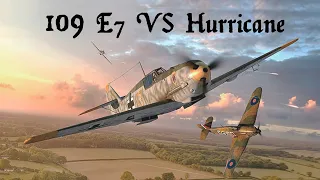 IL2 Primeros Hurricane derribados | Bf109 E7