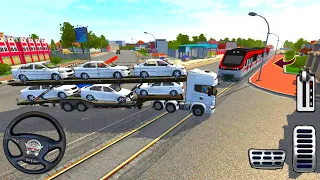Car Transporter Truck Driving Simulator - Cargo Transport Multistory Vehicle Android GamePlay #2938