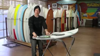 How to attach a surfboard traction pad