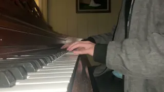 fallen down on a very out of tune piano