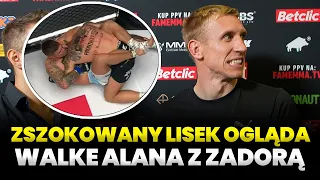 LISEK  W SZOKU! REAGUJE NA WALKĘ ALAN KWIECIŃSKI - DOMINIK ZADORA | DARO LEW PRZEGRYWA W 1 RUNDZIE!