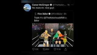 Conor Mcgregor hints at WWE debut against Triple H