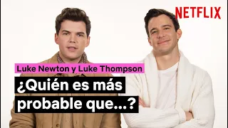 QUIÉN ES MÁS PROBABLE QUE... con Luke Newton y Luke Thompson | Los Bridgerton | Netflix España