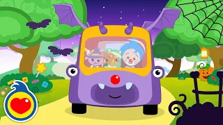 🚌 Las Ruedas del Bus - En Halloween ♫ Canciones Infantiles de Halloween 🎃  Plim Plim