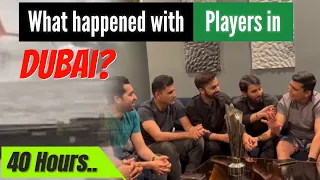 What happened with Pakistani Players at Dubai Airport?