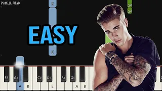 Justin Bieber - Love Yourself | EASY Piano Tutorial by Pianella Piano