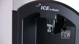 Ice-O-Matic (ICE0520HA CD40022) 520 Lb Half Size Cube Ice Machine with Hotel Dispenser