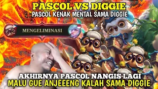 PASCOL VS DIGGIE !!! PACOL KENAK MENTAL MELAWAN DIGGIE !!! MALU ANJEENG KALAH SAMA DIGGIE