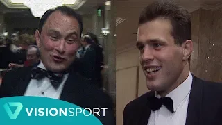 'Pitbull' Brian Moore winds up Martin Bayfield at England party