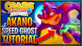 🚀AKANO SPEED GHOST TUTORIAL FACIL🚀 | CRASH BANDICOOT 4 ITS ABOUT TIME