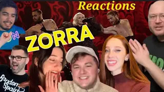 Nebulossa Zorra spain BEST REACTIONS COMPILATION. zorra |  Eurovision 2024. Benidorm fest 2024.