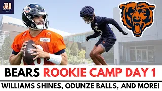 Caleb Williams SHINES During Bears Rookie Camp Day 1. Rome Odunze Will Be DANGEROUS!