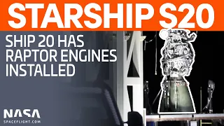 Raptor Engines Installed on Ship 20 Prior to Testing | SpaceX Boca Chica