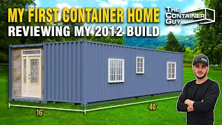 My 10-Year-Old Shipping Container Home! Tiny House Tour & Design Review | The Container Guy