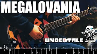 Megalovania - Undertale (Metal Guitar Cover) - Tab