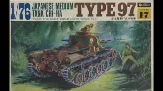 1/76 Airfix in Fujimi box  Type 97 Tank Kit# WA17