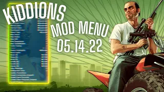 GTA 5 MOD MENU ONLINE | KIDDIONS MODEST MENU | UNDETECTED 2022 | FREE DOWNLOAD PC