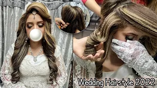 Amazing Bridal hairstyle || wedding hairstyle 2022...