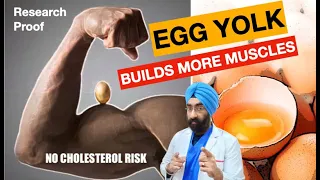 Egg Yellow will not increase Cholesterol | Yolk Builds more Muscles | Dr.Education