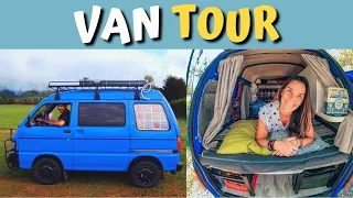 HOW WE CONVERTED THE WORLD'S SMALLEST VAN 🌎 Full tour || Piaggio Porter