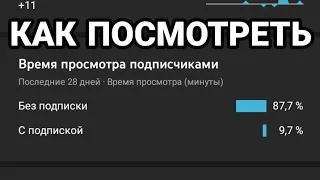 Как посмотреть сколько человек смотрит тебя без подписки