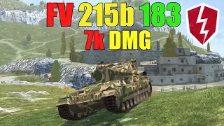 Mad Games FV215b 183 7,6k DMG WoT Blitz