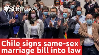 Chile signs historic same-sex marriage bill into law | SBS News