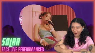 Solar (솔라) 容 : FACE Live Performances | REACTION!!