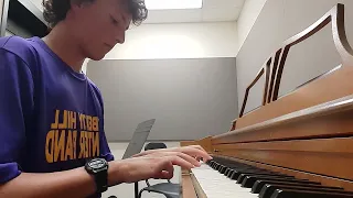 Playing Wet hands on a old piano