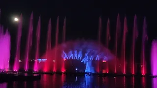 Musical Fountain with laser show