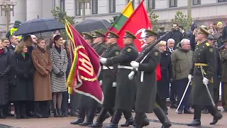 2023-01-13 Valstybės vėliavos pakėlimo ceremonija