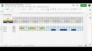 How to Create a Pitman Rotating Schedule for Employees