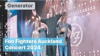 Generator - Foo Fighters Live in Auckland - 20 Jan 2024 at Mt. Smart Stadium