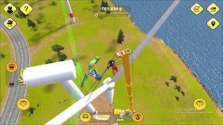 Liebherr Crane - Heavy Lift - Wind Wheel - Construction Simulator 2014 gameplay