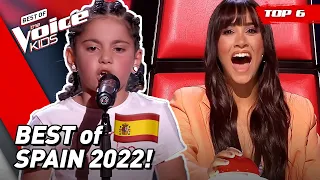 BEST BLIND AUDITIONS of The Voice Kids SPAIN 2022! 🇪🇸 | Top 6