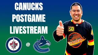 Canucks Postgame Livestream for March 22, 2021: Winnipeg Jets vs. Vancouver Canucks