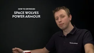 WHTV Tip of the Day - Space Wolves power armour (drybrush).