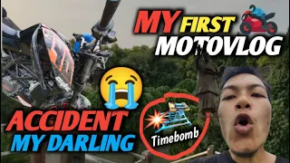 Mere Darling accident ho gaya 😭, mera first motovlog ☺️@crazya2z