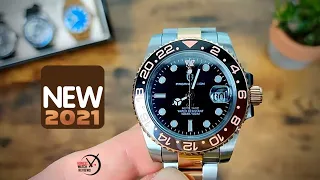2021 Pagani Design PD1662 GMT Root Beer Rolex GMT Master 2 Homage Watch Review #HWR